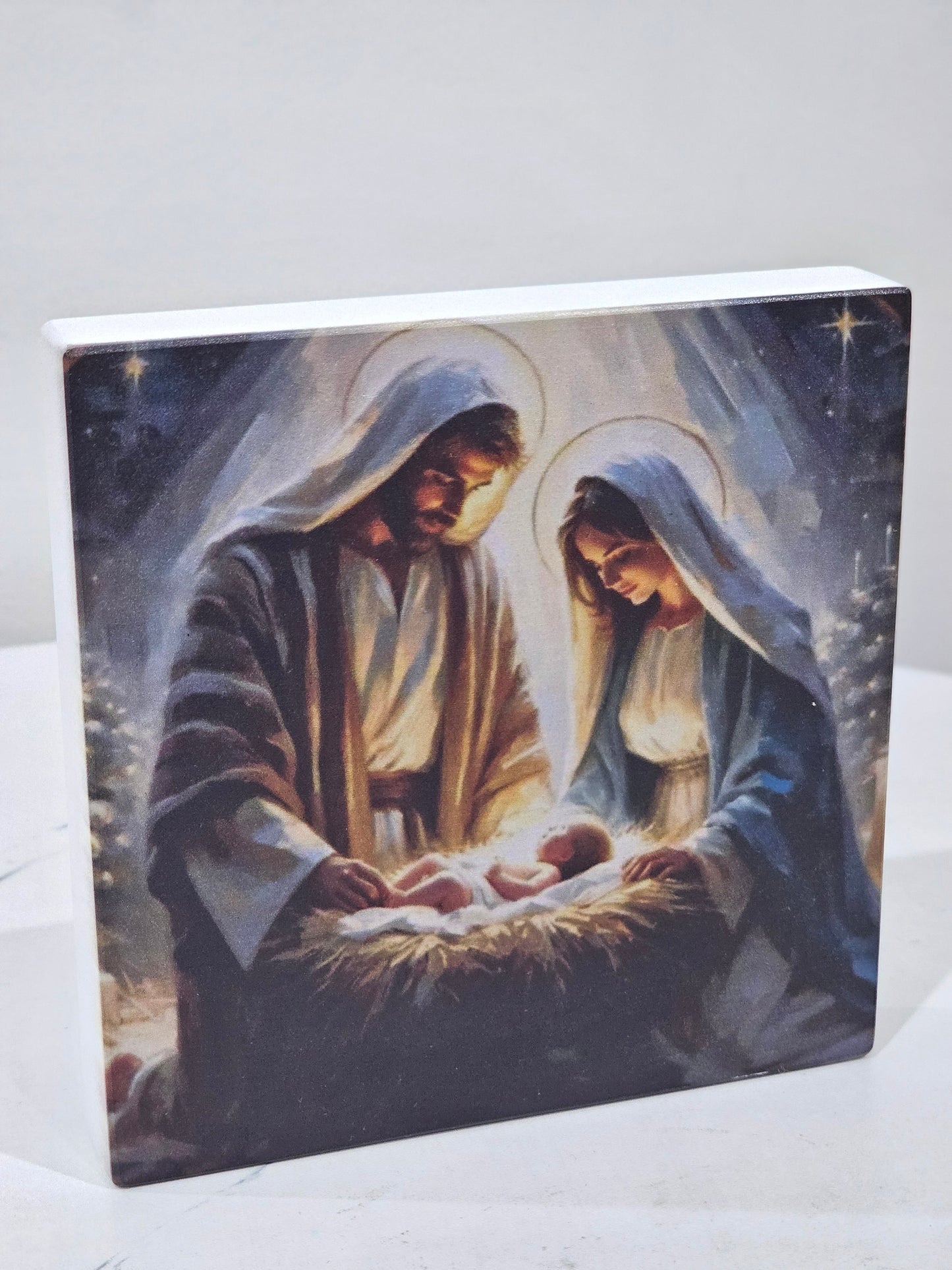 Nativity Stone Block