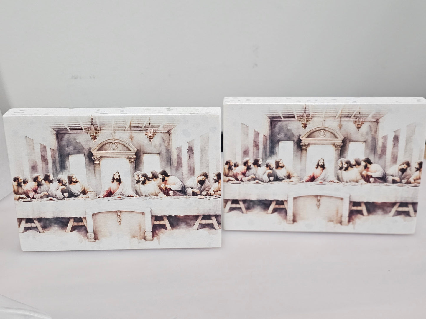 UV Printed Last Supper Stone Block