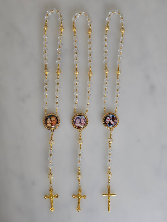 Car Rosary With Photo