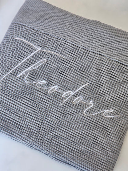 Embroidered Baby Blanket & Mini Pin Pack