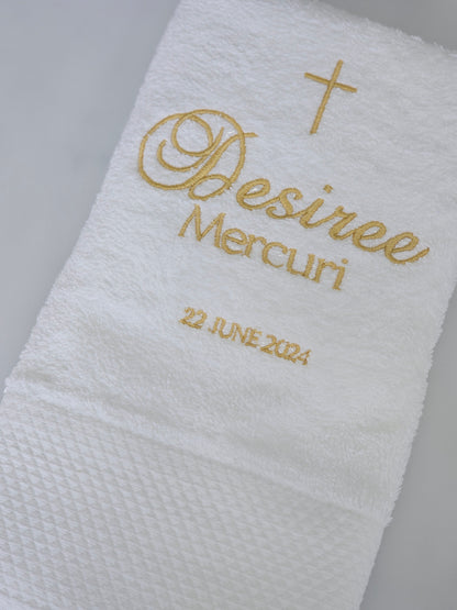 Embroidered Hand Towel