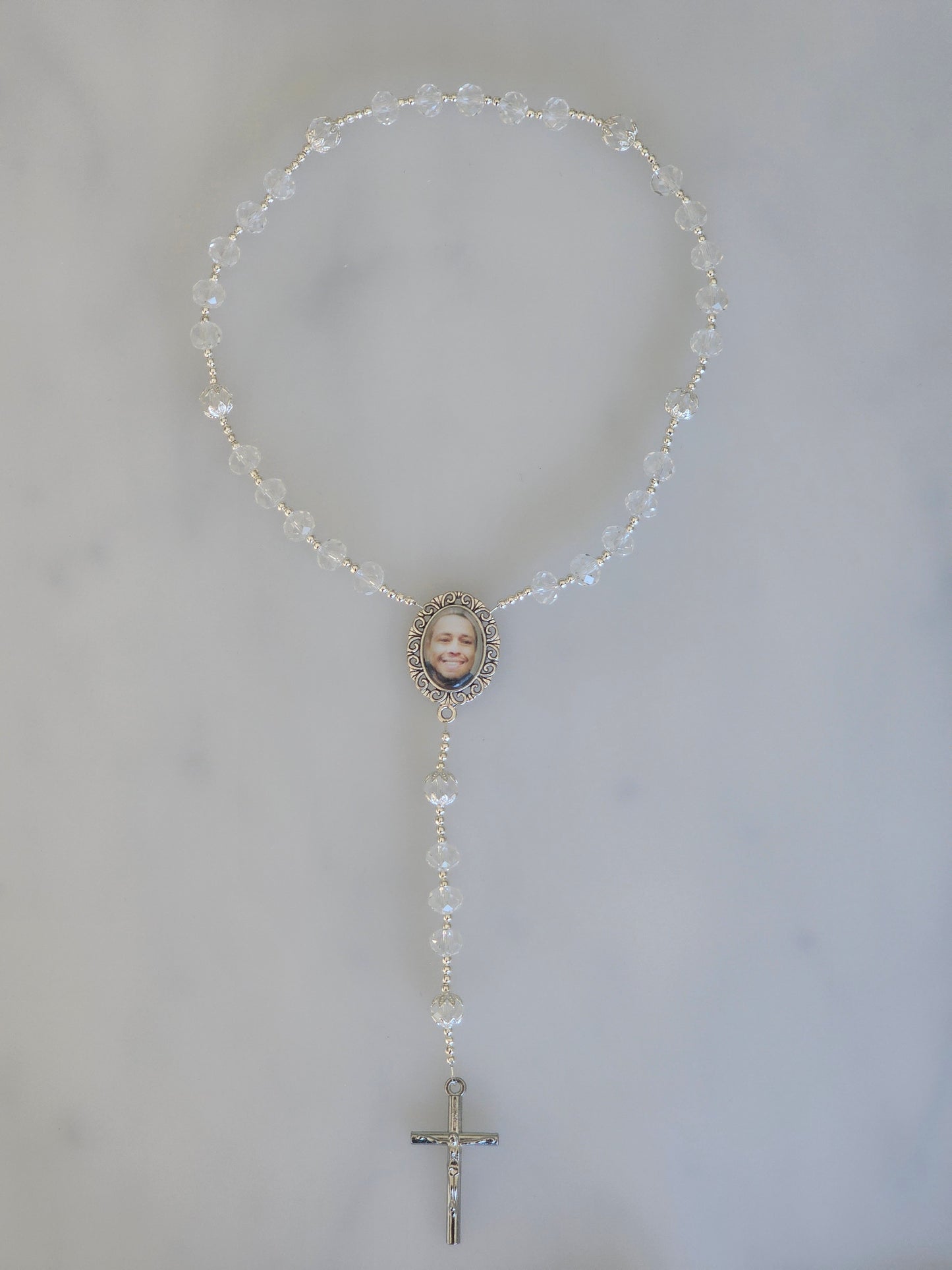 Car Rosary With Photo