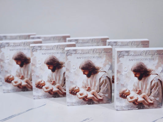 UV Printed Stone Block Favours