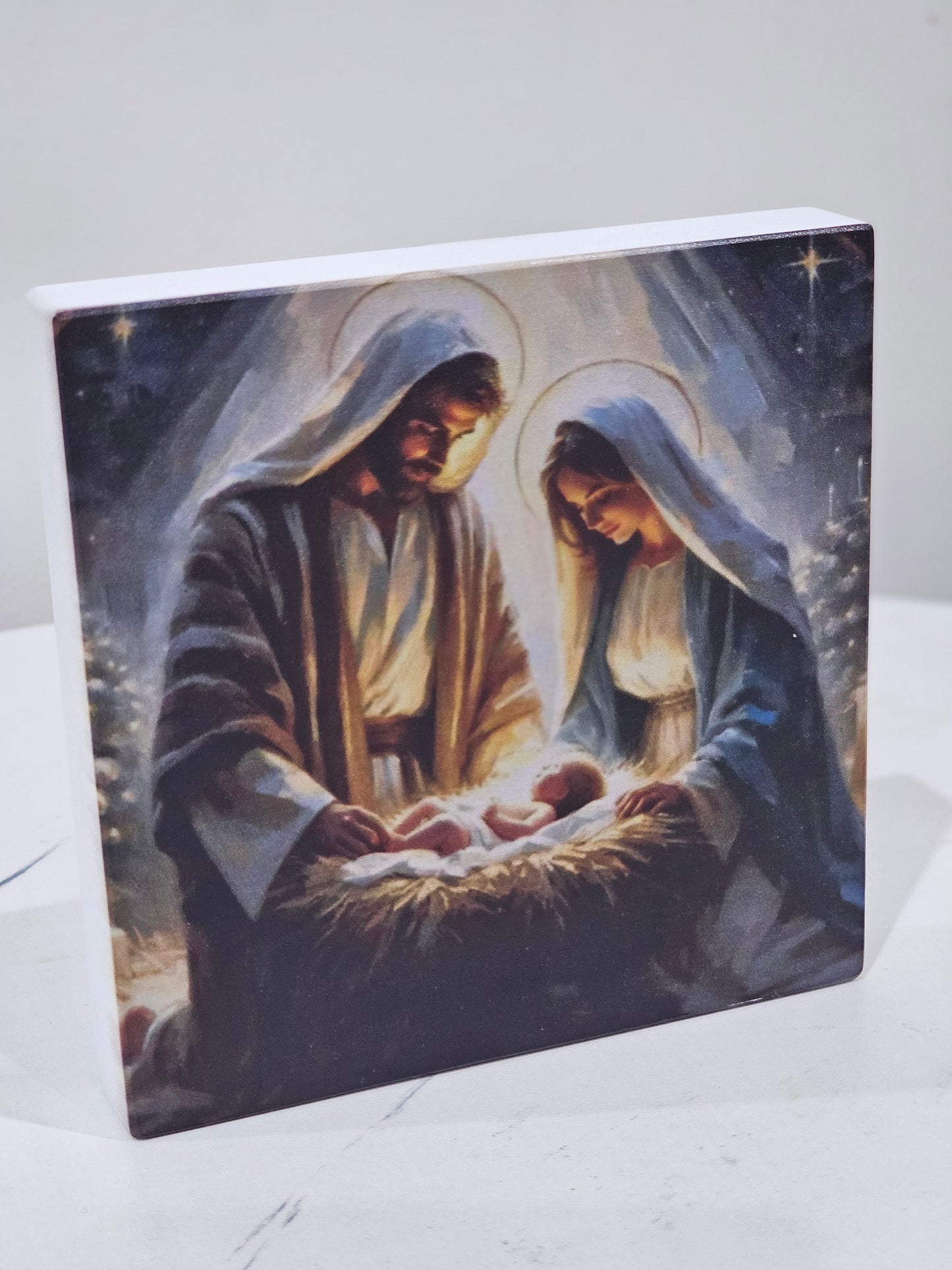 Nativity Stone Block