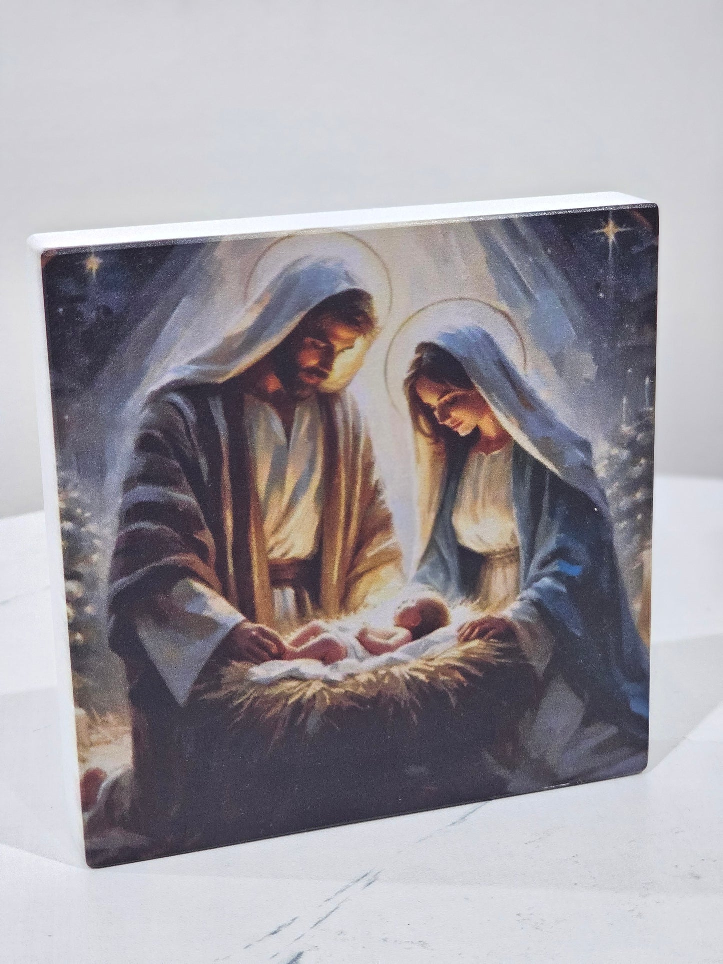 Nativity Stone Block