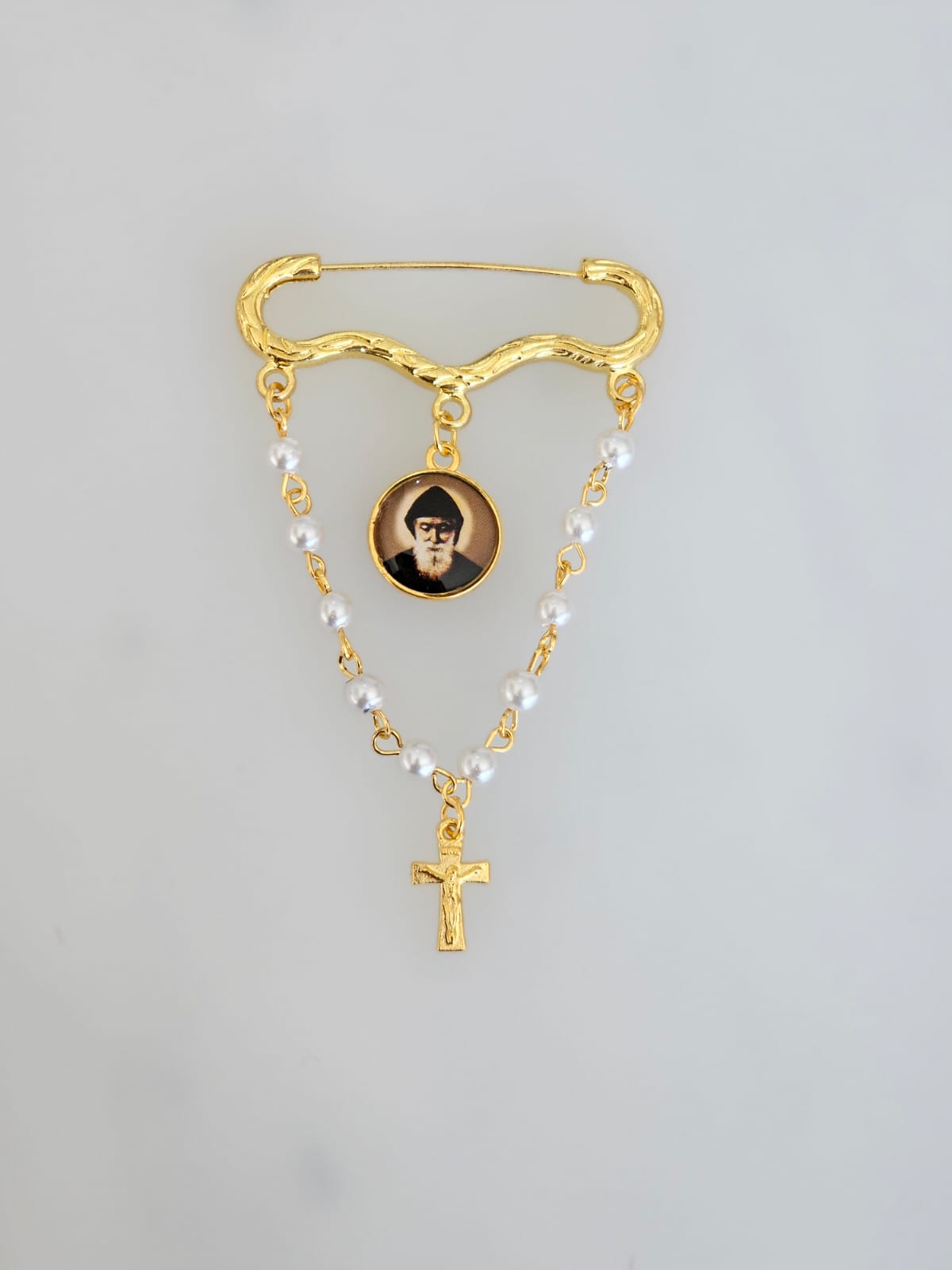 Rosary Baby Pin