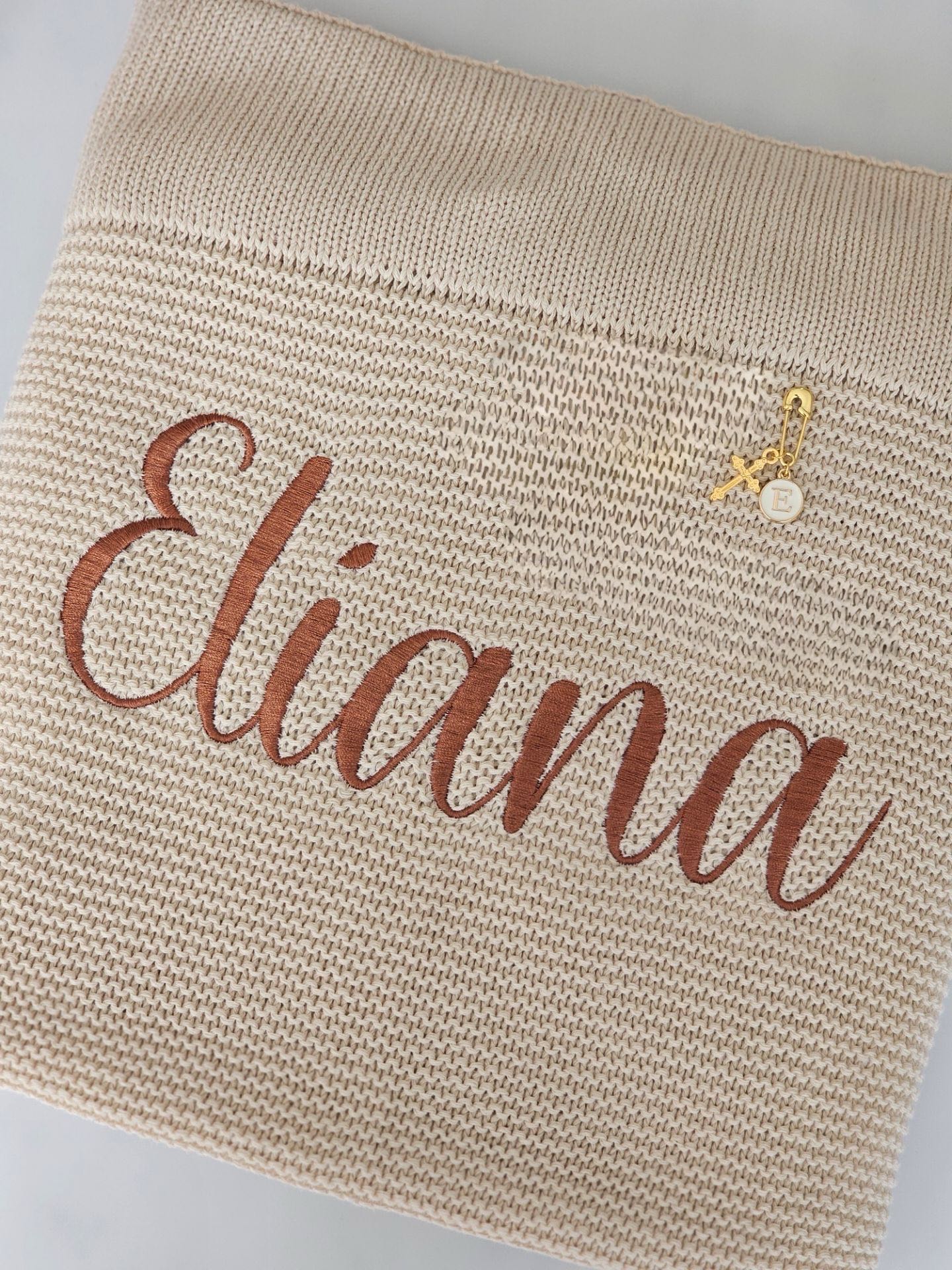 Embroidered Baby Blanket & Mini Pin Pack