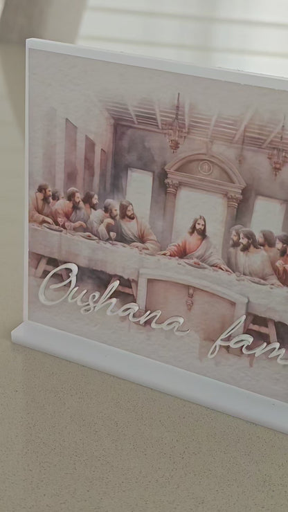 Acrylic Last Supper with Stand