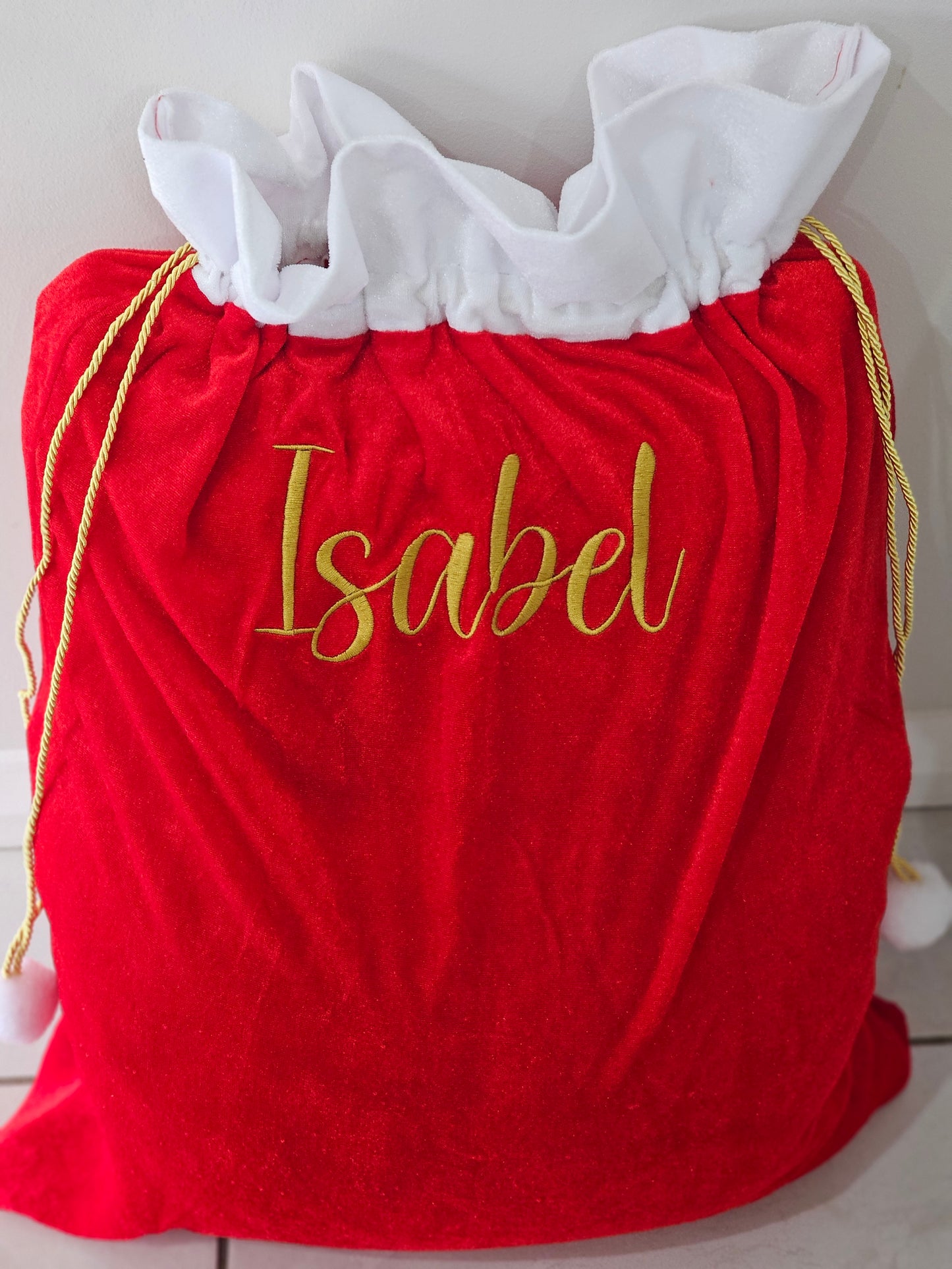Embroidered Santa Sack
