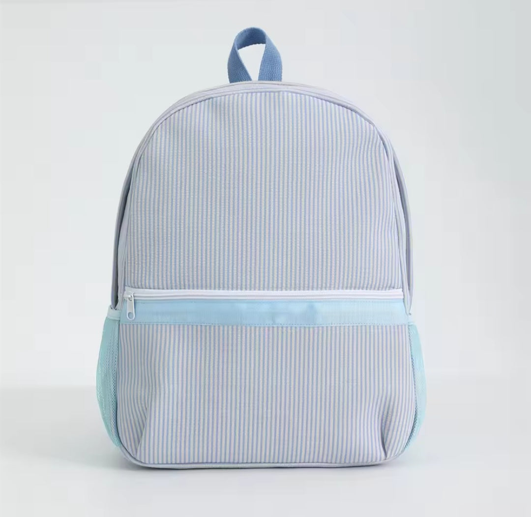 Embroidered Backpack - Striped