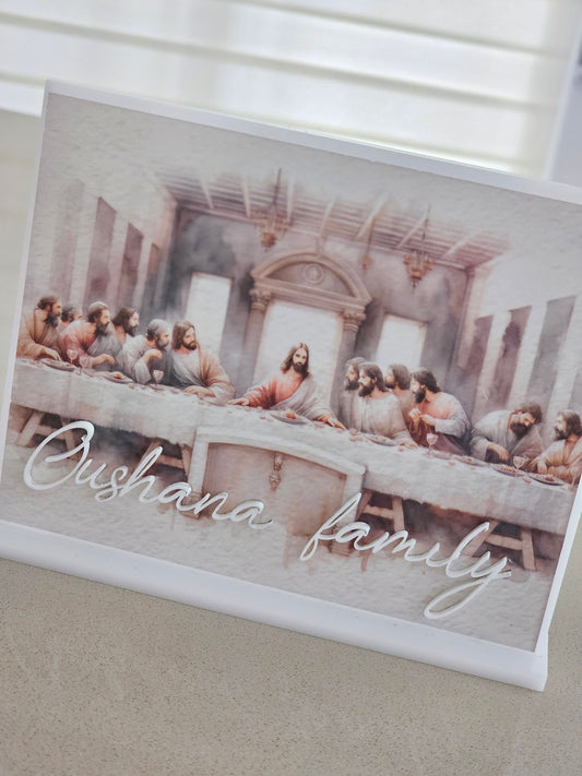 Acrylic Last Supper with Stand