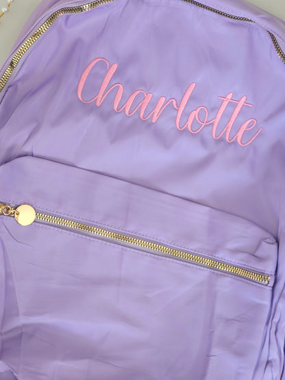 Embroidered Backpack - Plain