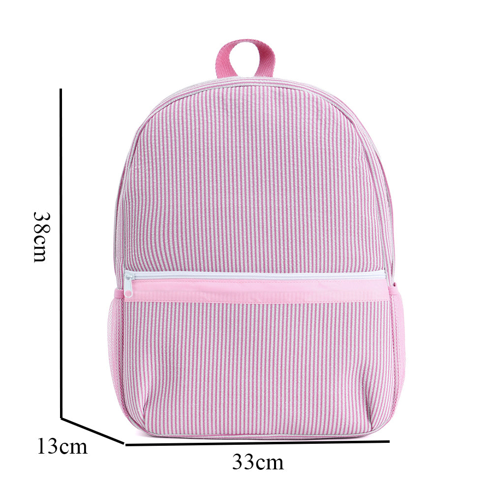 Embroidered Backpack - Striped