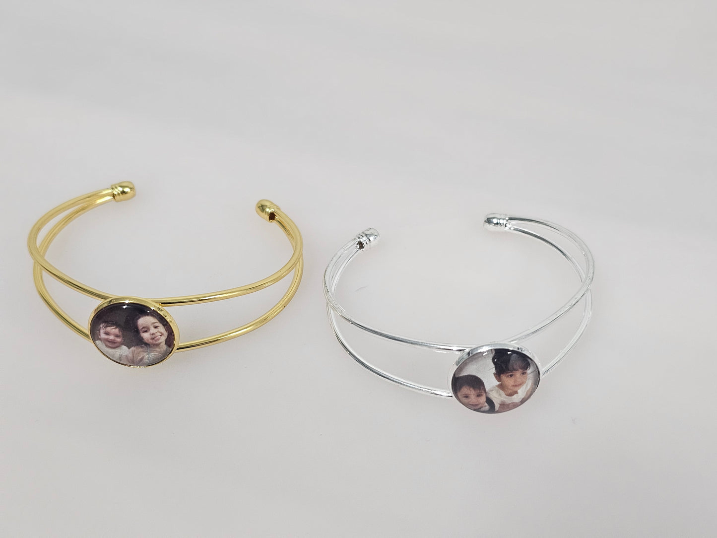 Adjustable Bangle with Photo