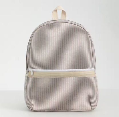 Embroidered Backpack - Striped