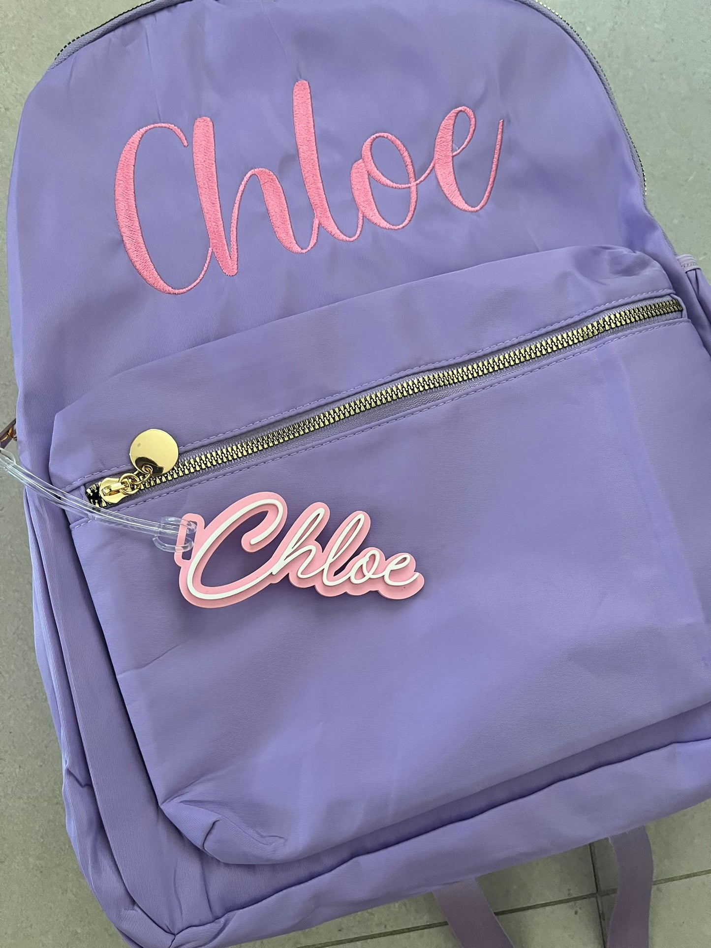 Embroidered Backpack - Plain