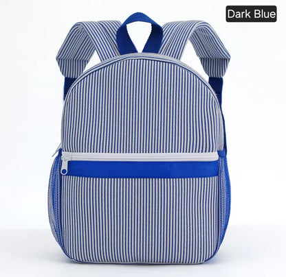 Embroidered Backpack - Striped