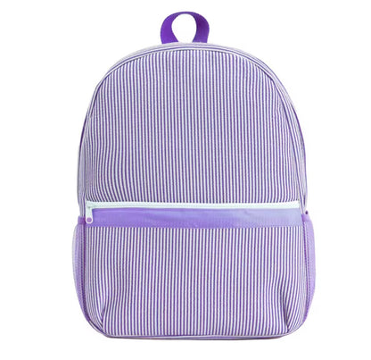 Embroidered Backpack - Striped