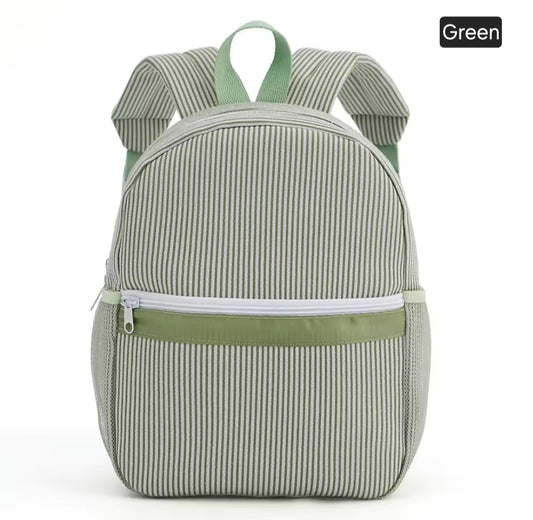 Embroidered Backpack - Striped