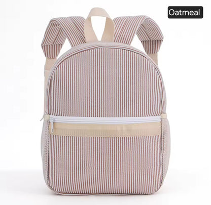 Embroidered Backpack - Striped