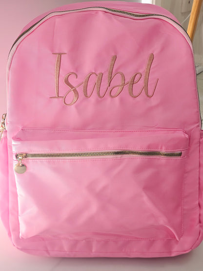 Embroidered Backpack - Plain