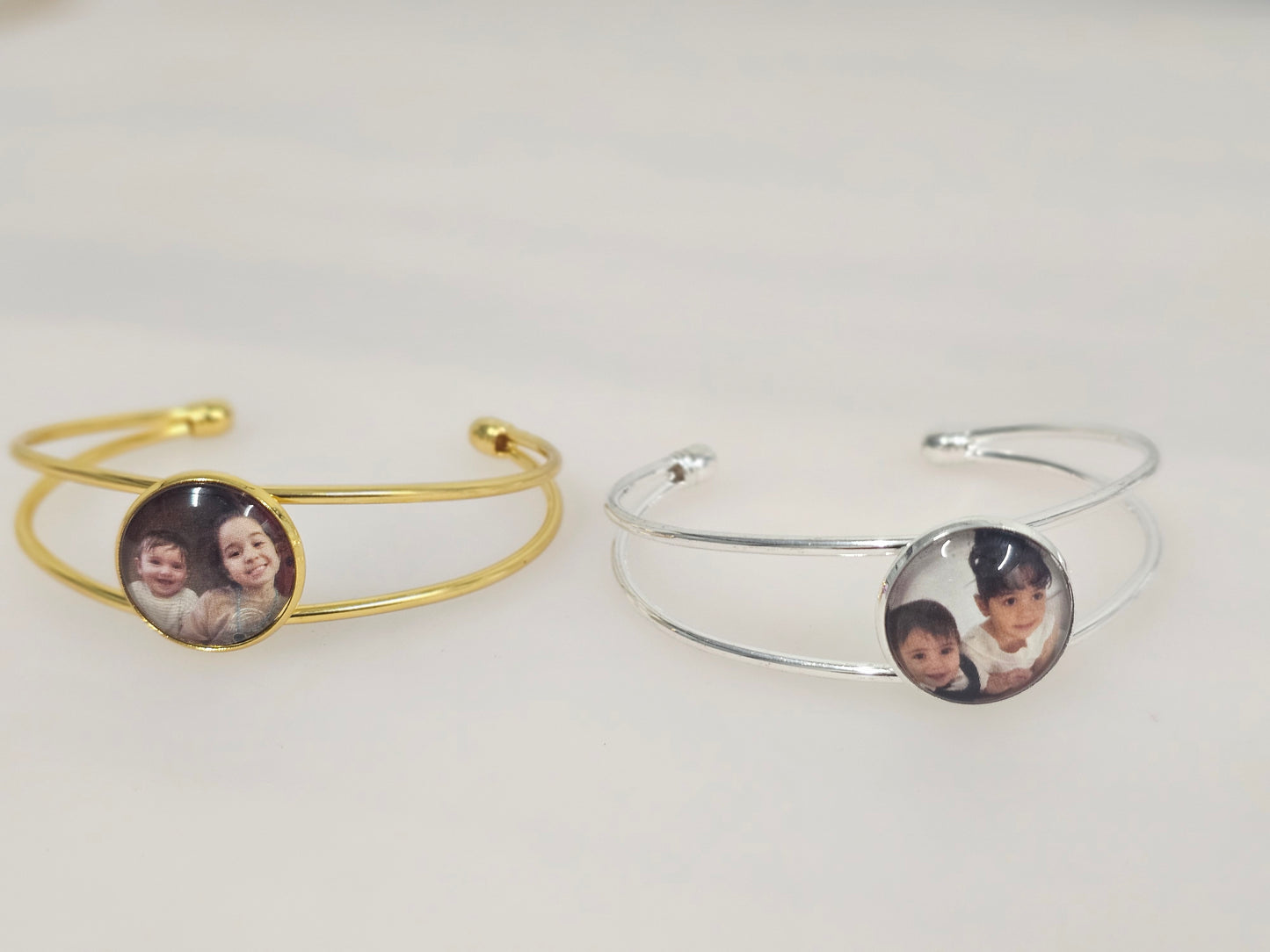 Adjustable Bangle with Photo